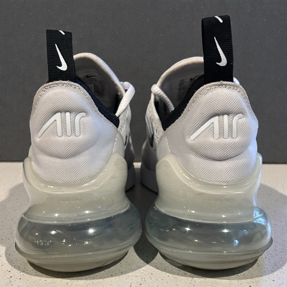 Nike Air Max 270 White and Black Sneakers
Women’s Size 6.5 - Picture 5 of 7